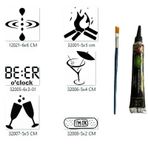 Airbrush Tattoo Summer Tasarımlar Hint Kınalı Geçici Dövme Yapma Seti