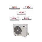 Airfel 5LMX125N 42 BTU 1 Dış + 5 İç Ünite 9 R32 Inverter Duvar Tipi Klima