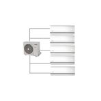 Airfel 5LMX125N 42000 BTU 1 Dış Ünite + 5 İç Ünite 12+12+12+12+12 Duvar Tipi Multi Klima