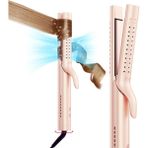 Airflow 2'si 1 Arada Düzleştirici ve Maşa, Iyon Teknolojili, 360° Soğuk Hava Üflemeli, 32 mm - Pembe