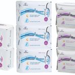 Airiz 8Li Gece 3 Paket + 10Lu Gündüz 3 Paket + 30Lu Günlük 2 Paket Hijyenik Kadın Pedi Seti (8 Paket 114 Adet)