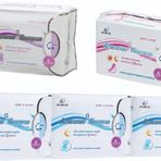 Airiz 8Li Gece 3 Paket + 10Lu Günlük 1 Paket + 30Lu 1 Paket Hijyenik Kadın Pedi Seti (5 Paket 64 Adet)