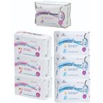 Airiz 8Li Gece 3 Paket + 30Lu Günlük 3 Paket + 10Lu Gündüz 1 Paket Hijyenik Kadın Pedi Seti (8 Paket 124 Adet)