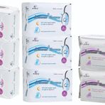 Airiz 8Li Gece 3 Paket + 30Lu Günlük 3 Paket + 10Lu Gündüz 2 Paket Hijyenik Kadın Pedi Seti (8 Paket 134 Adet)