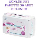 Airiz Günlük Ped ( 30 Adet ) Emici Yapısı Yumuşak Pamuklu Katman Kadın Pedi