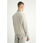 Airlife Supply Ms One Erkek Tam Boy Fermuarlı Hafif Yünlü Dik Yakalı Ceket Taş - 2XL
