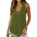 AirMood Cami Tank Top Camisole Asker Yeşili Kadın Kolsuz T-shirt