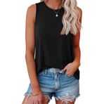 AirMood Cami Tank Tops Siyah Kadın Kolsuz T-shirt