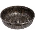 Airobazar Hamam Tası Osmanlı Motifli Metal Banyo Tası