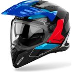 Aıroh Bandıt Tune Blue Red Gloss Kask - 2XL