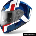 Aıroh Spark Shogun Mavi Kırmızı Gloss Kask