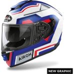 Aıroh ST.501 Square Mavi Kırmızı Gloss Kask