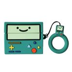 Airpod Pro Kılıf Kapak 2019 Nesil Yeşil Oyun için Uyumlu, Silikon Kawaii Komik Sevimli Karikatür 3D Tasarım Şık Erkek Kadın Kılıfı Airpods Pro için Carabiner [Teal Switch]