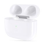 AirPods 3. Nesil ile Kablosuz Şarj Kutusu Değiştirme, Sadece AirPod 3. Nesil Şarj Kılıfları ile Uyumlu, Mavi Diş Eşleştirme Senkronizasyon Düğmesi ve L-Portlu, Beyaz (Kulaklıksız)
