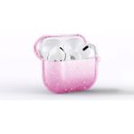 Airpods 3. Nesil Uyumlu Ata Allstar Airbag 32 Parlayan Simli Saydam Renkli Kılıf-Pembe