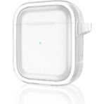 Airpods 4 (4.nesil) Shiny Şeffaf Kılıf - Beyaz - 1 - Renkli