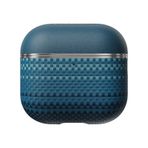 Airpods 4 Kılıf Aramid Fiber Pitaka Tactile Woven Sunset-moonrise Serisi Sunset Kapak Mavi