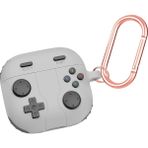 Airpods 4 Kılıf Cartoon Figürlü Silikon Oyun Konsolu Tasarımlı Xbox - Krem
