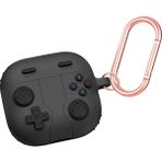 Airpods 4 Kılıf Cartoon Figürlü Silikon Oyun Konsolu Tasarımlı Xbox - Siyah