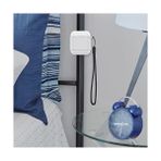 Airpods Kılıf 1 2 3 Pro 1 2 Uyumlu Manyetik Silikon Ince Esneyen Kaymaz Darbe Emici Koruyucu Kapak Gizli Neon Mıknatıs 3m Disk ve 20CM El Ipi Hediyeli Beyaz - standart