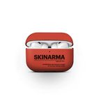 Airpods Pro 2 Uyumlu Kılıf Skinarma Pu Deri Tasarım Spunk Kılıf Turuncu