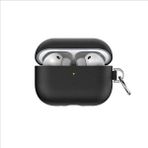 Airpods Pro 3 Uyumlu Wiwu HC-201 Parmak Izi Bırakmayan Deri Kılıf Siyah