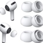 AirPods Pro & AirPods Pro 2. Nesil için Gürültü Azaltıcı Delikli, Silikon Kulaklık Ağrısı Yok, Kaymaz Yumuşak Kulak Uçları Uyumlu Airpods Pro/Pro 2 (Bedenler S/M/L)