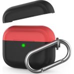 AirPods Pro Kılıf Koruyucu Case Silikon Mat Yedek Kapak Hediyeli PT-P4 - Siyah