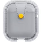 Airpods Uyumlu Aden Airbag 33 Darbelere Karşı Dayanıklı Magnetik Kılıf-Gri