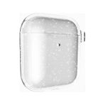 Airpods Uyumlu Zore Allstar Airbag 32 Parlayan Simli Saydam Renkli Kılıf - Şeffaf