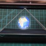 Airshi 3D Holografik Ekran Standı, 360 Derece Görüntüler Net Akıllı Telefon Hologram Ekran Eğlence Için ABS Standı (Silindirik stil)