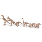 Airshi Dinozor İskeleti Modeli, Tarih Sergisi Çocuklar Için Eğitici Dinozor Fosili İskeletleri (retro renk)