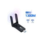 Aırstorr AC1300 Mbps Usb 3.0 Adaptör Çift Bantlı Kablosuz Wifi Alıcı