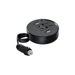 Aırstorr Araç için Güç İnvertörü Fiş Adaptörü 2USB 2 Type-C Portlu İnvertör Taşınabilir Fiş Dönüştürücü
