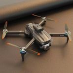 Airstorr Esc Kamera Drone Fırçasız Motor Uzaktan Kumanda Ekran Soğuk Işıklar 2.4g Rc Quadcopter Irtifa Tutun - Gri - Siyah - 1 batarya