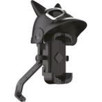 Airstorr Gidon ve Ayna Montajlı Kedili Köpekli Şapkalı Bisiklet Motosiklet Scooter Telefon Tutucuları AL4580-90/K360/XY-093 - K360-Ayna