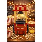 Airstorr Mısır Patlatma Makinesi Yağsız Sağlıklı Ev Tipi Popcorn Makinesi - Kırmızı