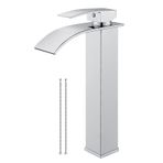 Airuida Uzun Banyo Gemi Bataryası Krom Lehçe Şelale Banyo Tek Kolu Tek Delik Güverte Dağı Kase Mikser Dokunun Büyük Şelale Borulu Bar Lavabo Bataryası Lavabo Vanity