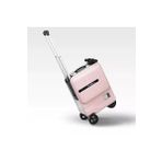 Airwheel Se3minit Elektrikli Binilebilir Scooter Valiz pembe