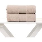 Airycot Bej 70X150 2'li Set Banyo Havlusu - 70 x 150 cm
