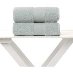 Airycot Çağla Yeşili 70x150 2'Li Set Banyo Havlusu - 70 x 150 cm - Açık Yeşil