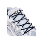 AiryFooT 100 Cm Vidalı Elastik Akıllı Esnek Yuvarlak Ayakkabı Bağcık 1 Çift ( Lacivert )