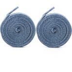 Airyfoot Spor Ayakkabı Bağcığı 120 cm Yassı Örgü Bağcık Bot Spor Bağcık 1 Çift ( Gri )