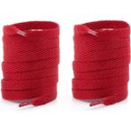 Airyfoot Spor Ayakkabı Bağcığı 120 cm Yassı Örgü Bağcık Bot Spor Bağcık 1 Çift ( Kırmızı )