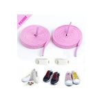 AiryFooT Takbırak Lastikli Ayakkabı Bağcığı, Akıllı Bağcık, Yeni Nesil Bağcık, Pembe