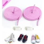 Airyfoot Takbırak Lastikli Ayakkabı Bağcığı, Bağlanmayan Akıllı Bağcık - Pembe