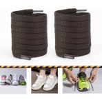 Airyfoot Ütülü Spor Ayakkabı Bağcığı Nike , Snekears , Adidas, Converse Ayakkabı Bağcığı 120 cm - Kahverengi