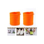Airyfoot Ütülü Spor Ayakkabı Bağcığı Nike , Snekears , Adidas, Converse Ayakkabı Bağcığı 120 cm - Turuncu