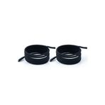 AiryFooT Yuvarlak Lastikli Ayakkabı Bağcığı 70 cm ( Siyah )