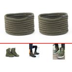 Airyfoot Yuvarlak Spor, Bot Ayakkabı Bağcığı 120 cm - Haki